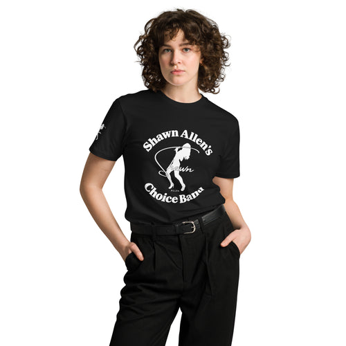 Shawn Allen's Choice Band black tee with white logo